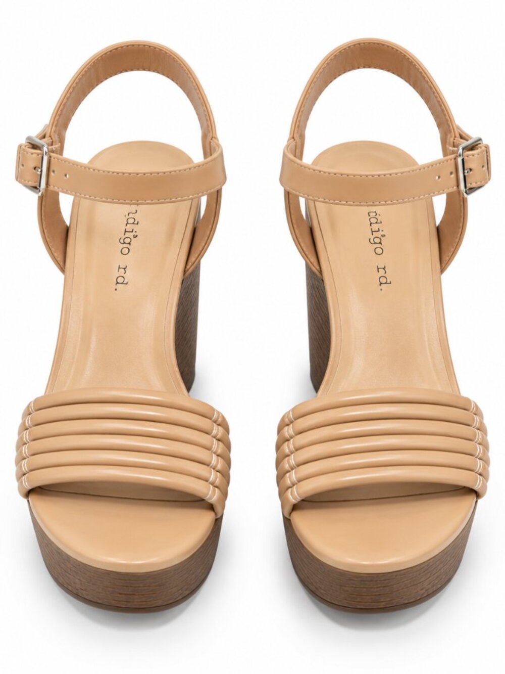 Nude Wedge Sandals | Size 6 | Indigo Rd.